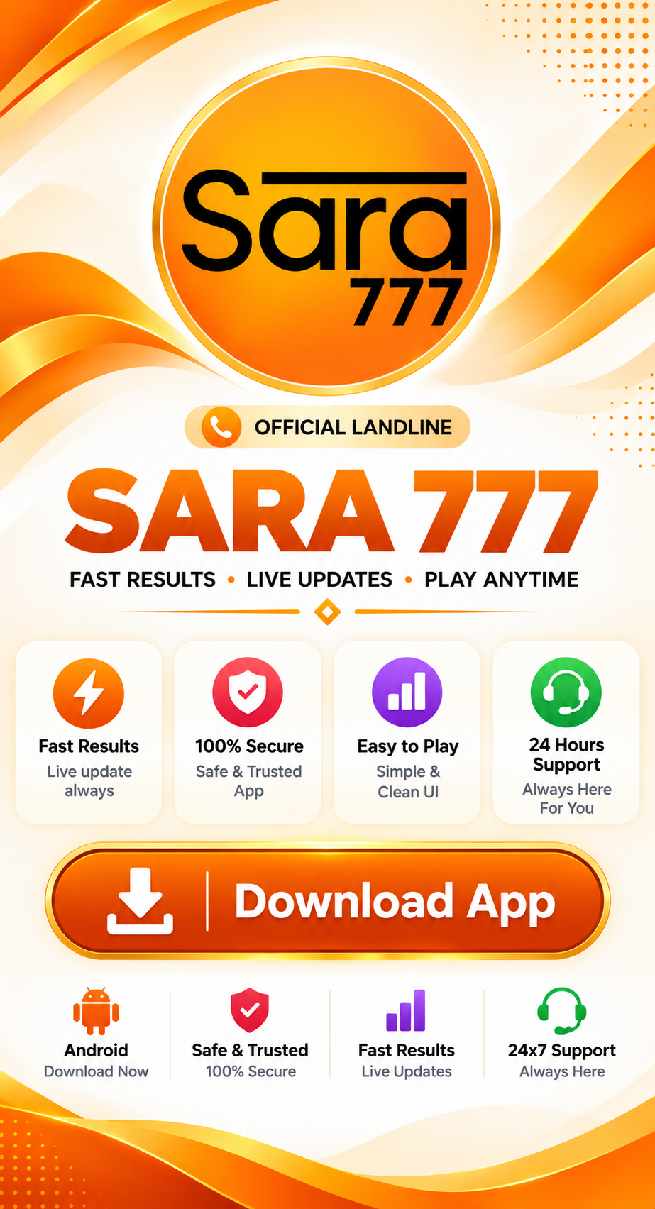 Sara 777 official Android app download